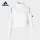 CREW女士短款 Adidas 简约卫衣JM2454 阿迪达斯正品 FUSTL