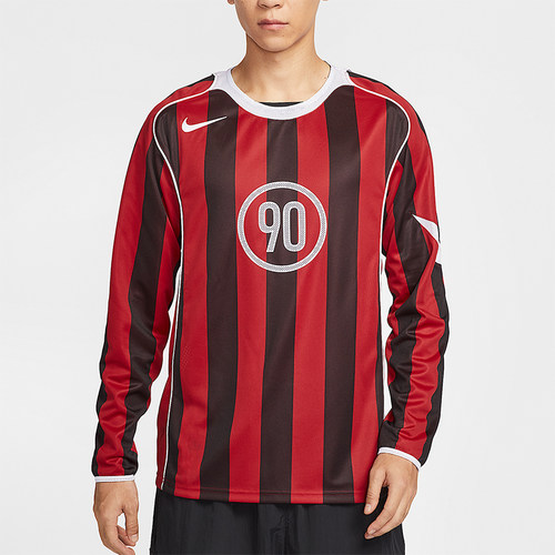 Nike/耐克正品Total 90男足球条纹运动长袖T恤训练上衣IM6314-687