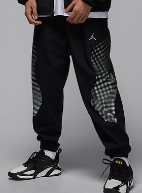 Nike/耐克正品JORDAN男士轻盈梭织运动热身耐穿长裤HF9891-011