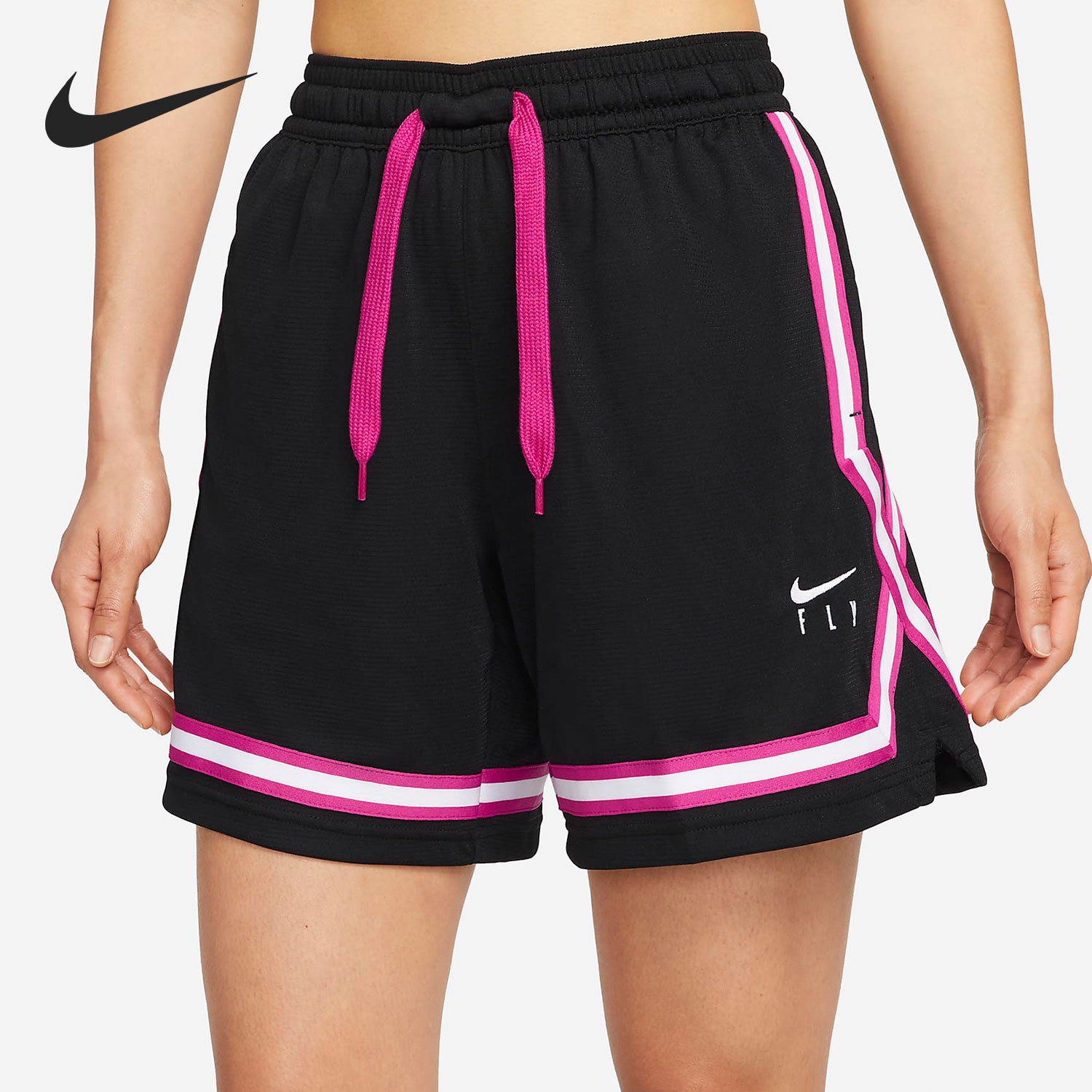 Nike/耐克官方正品FLY CROSSOVER女子宽松训练篮球短裤DH7326-011