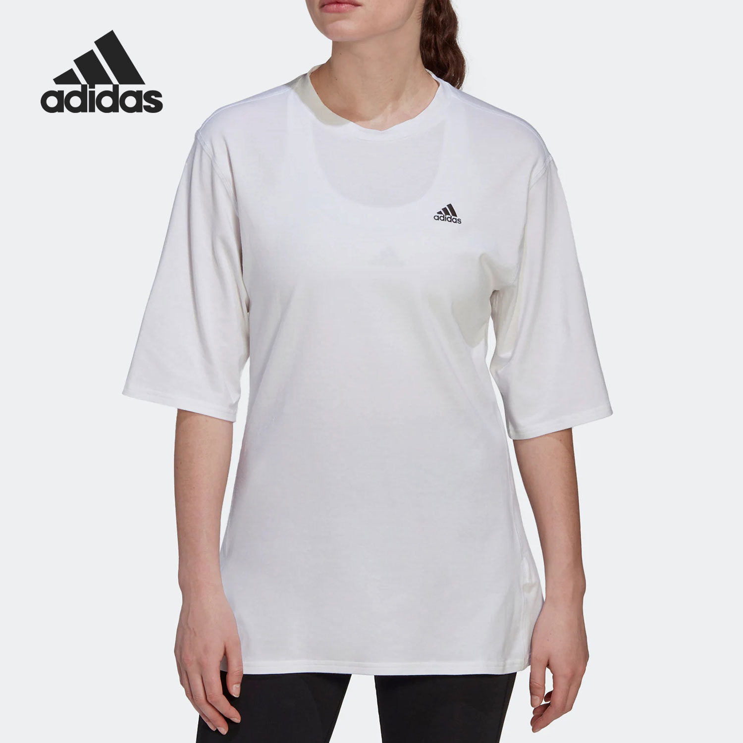 Adidas/阿迪达斯女子休闲短袖