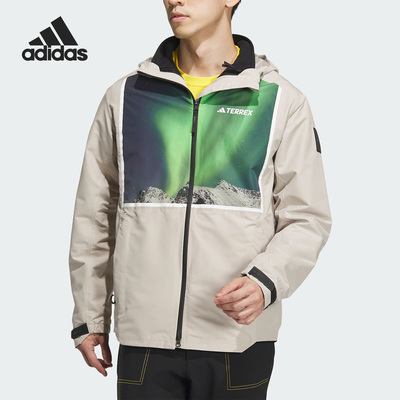 Adidas/阿迪达斯官方正品新款男士户外三合一运动连帽外套IL1495