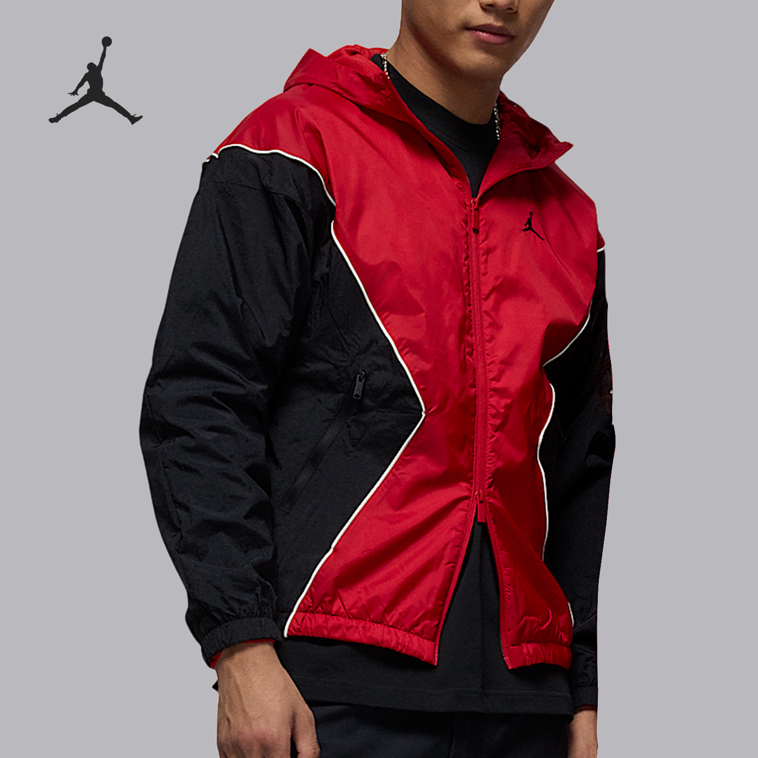 Nike/耐克正品JORDAN男士运动健身连帽夹克外套HF9334-636