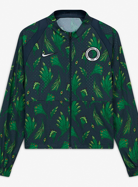 Nike/耐克正品尼日利亚队秋季新款女子休闲运动足球夹克 CU1411