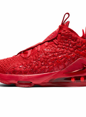 Nike/耐克正品冬季新款大童LNJ勒布朗17黑紫高帮运动篮球鞋BQ5594