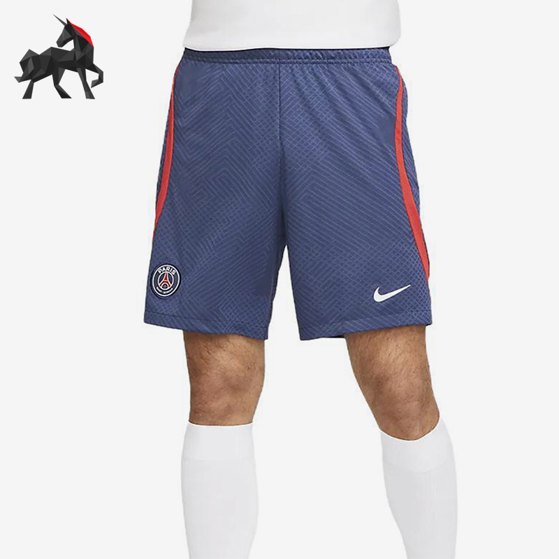 Nike/耐克正品2025 男士拼接足球运动透气训练户外短裤DJ8596-410