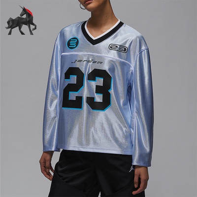 Nike/耐克正品JORDAN女士印花时尚篮球运动经典长袖HF9460-407