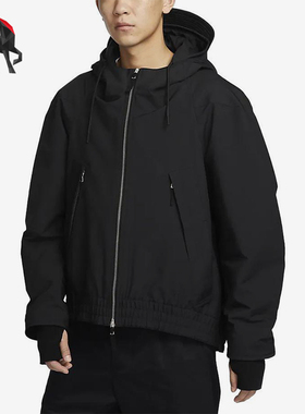 Nike/耐克正品春秋男士拉链开合长袖经典连帽抽绳夹克DV7465-010