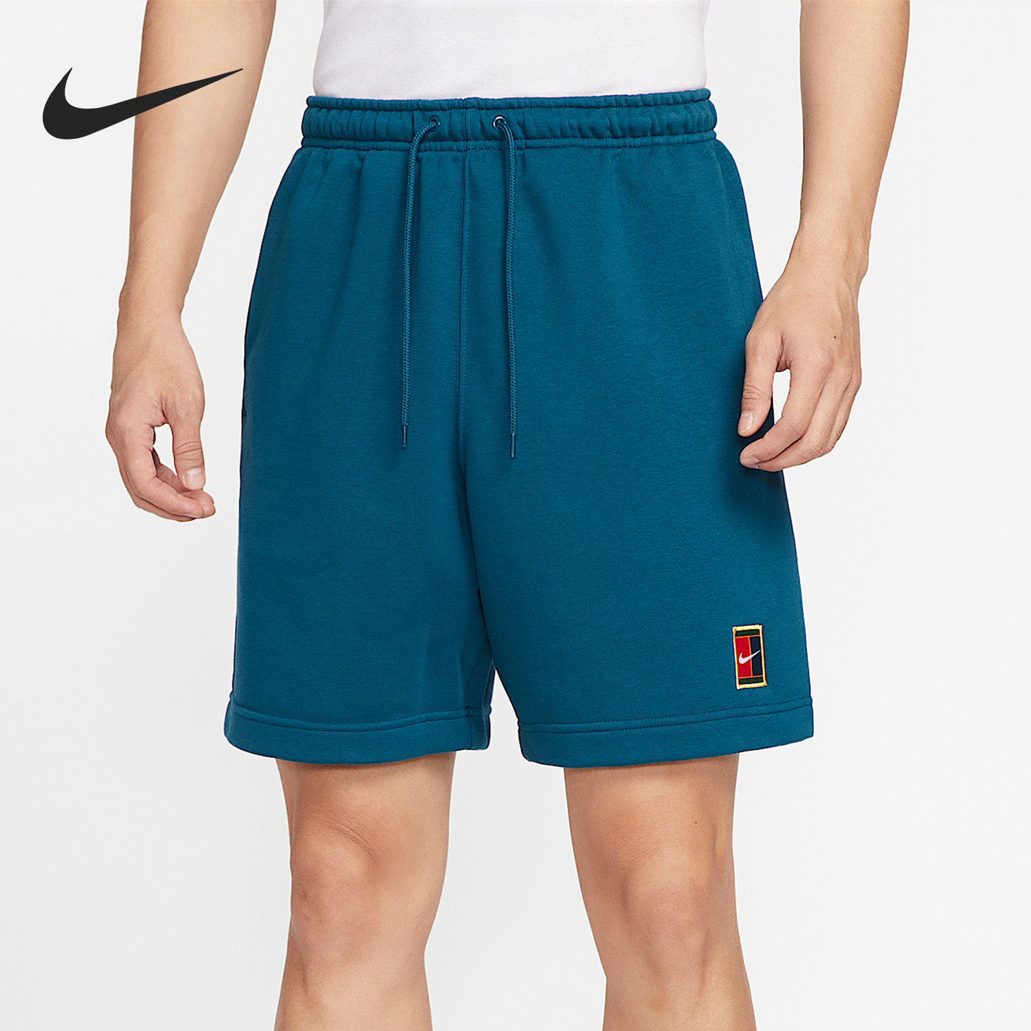 Nike/耐克官方正品2025夏季男士针织透气网球运动短裤HM6769-415