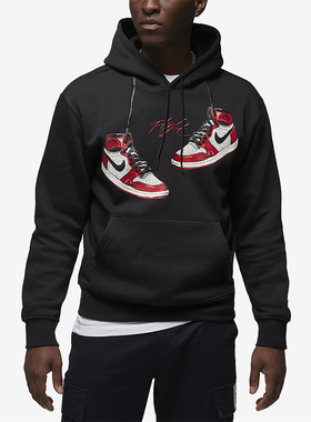 Nike/耐克正品Air Jordan男子休闲加绒连帽卫衣FD0569-010