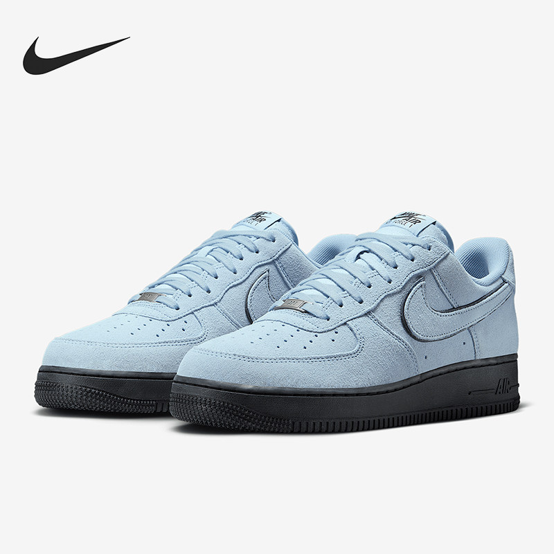 Nike/耐克正品Air Force 1男士翻毛皮经典透气休闲板鞋HQ1966-400