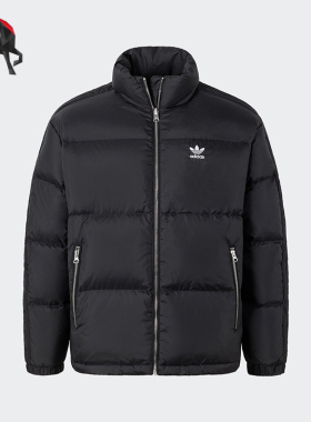 Adidas/阿迪达斯正品三叶草男女保暖鸭绒面包羽绒服JW1371