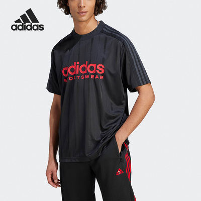 阿迪达斯男子运动短袖