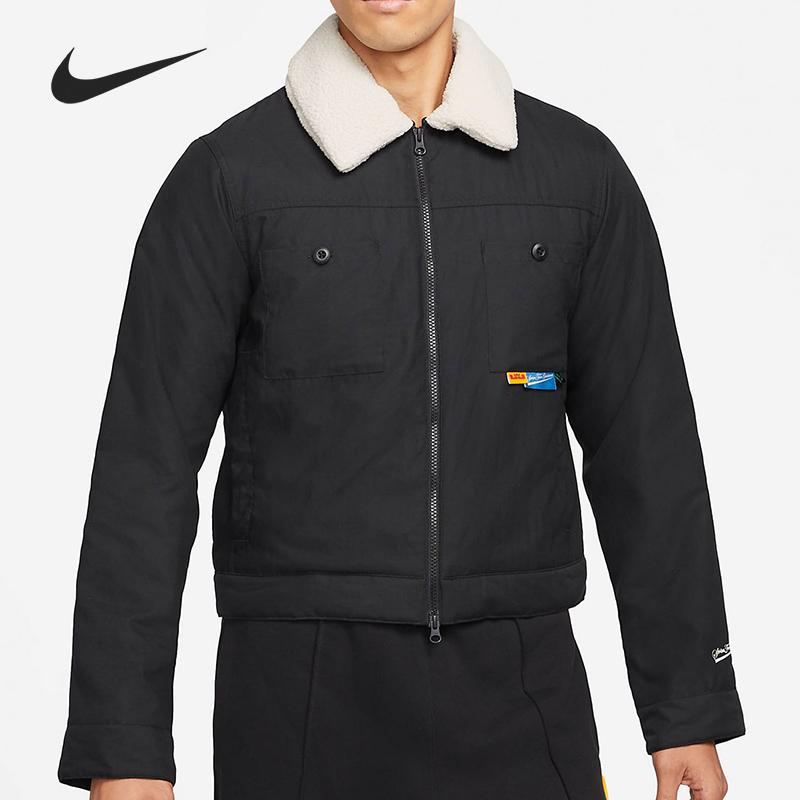Nike/耐克正品休闲男子时尚潮流加绒保暖夹克外套 DA6716-010