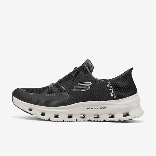 Skechers斯凯奇正品GLIDE-STEP PRO女款一脚蹬跑步鞋150420W-BKCC