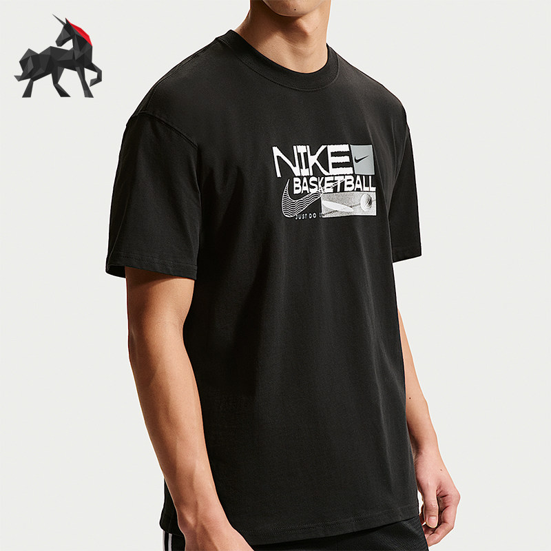 Nike/耐克正品夏季男士透气篮球圆领训练运动短袖T恤II0663-010图片