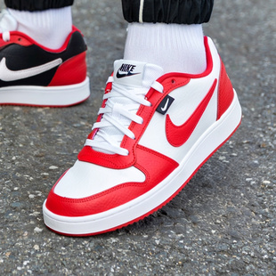 25年新款红色板鞋Nike耐克鞋子正品低帮运动鞋轻便男鞋耐磨休闲鞋