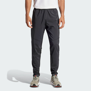 男士 Adidas 阿迪达斯正品 新款 IK5024 跑步运动透气梭织长裤