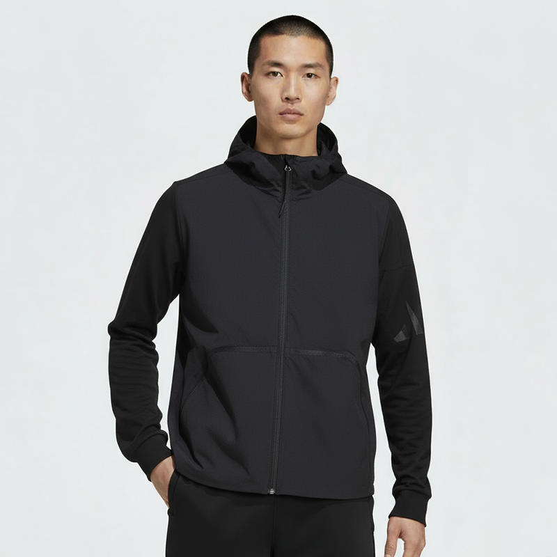 Adidas/阿迪达斯正品MYSHELTER男士梭织连帽运动外套JM3936