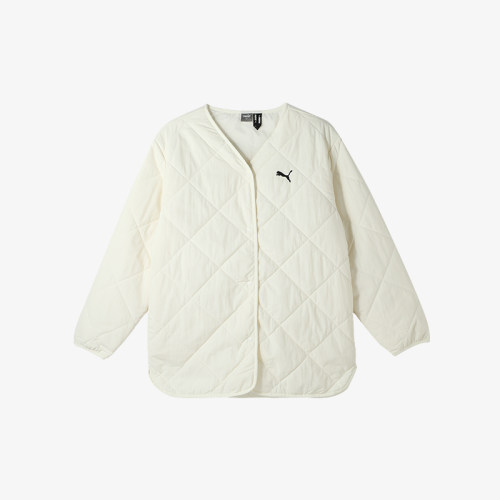 彪马女士保暖休闲运动棉服外套