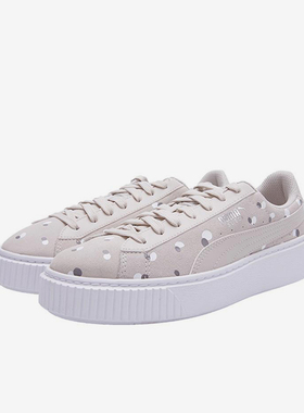 Puma/彪马正品Suede Platform Dots女士运动板鞋368991-02