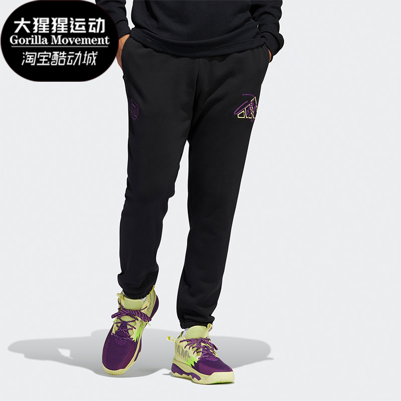 休闲阿迪达斯男子运动裤