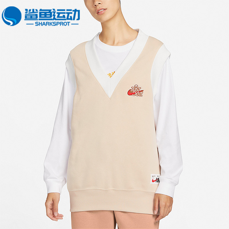 耐克女士运动单马甲FD6402-126