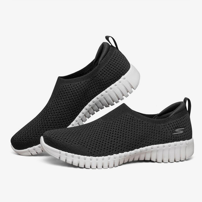 Skechers正品当季新款镂空编织网布女子轻便舒适运动休闲鞋