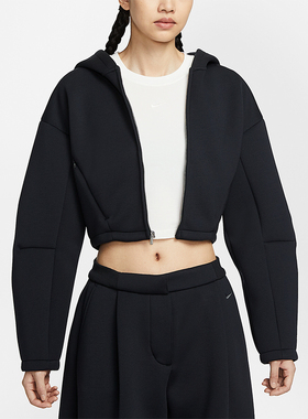 Nike/耐克正品Sportswear女士运动连帽短款时尚夹克HV2077-010