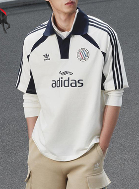 Adidas/阿迪达斯正品三叶草男士宽松经典透气翻领Polo衫KD0945