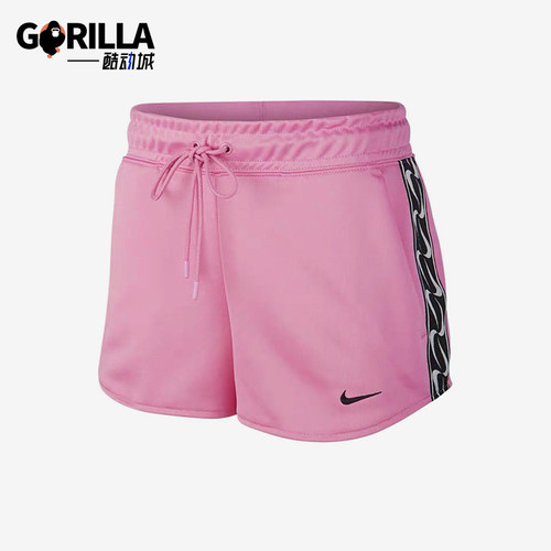 Nike/耐克正品刺绣抽绳系带运动直筒休闲舒适短裤CJ6318-610