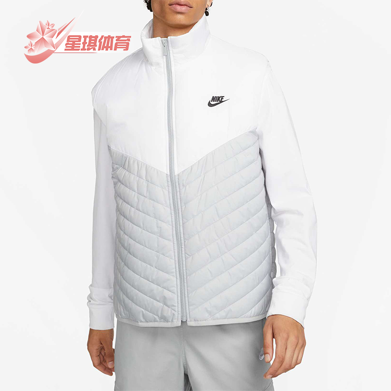 耐克男士保暖运动训练棉马甲