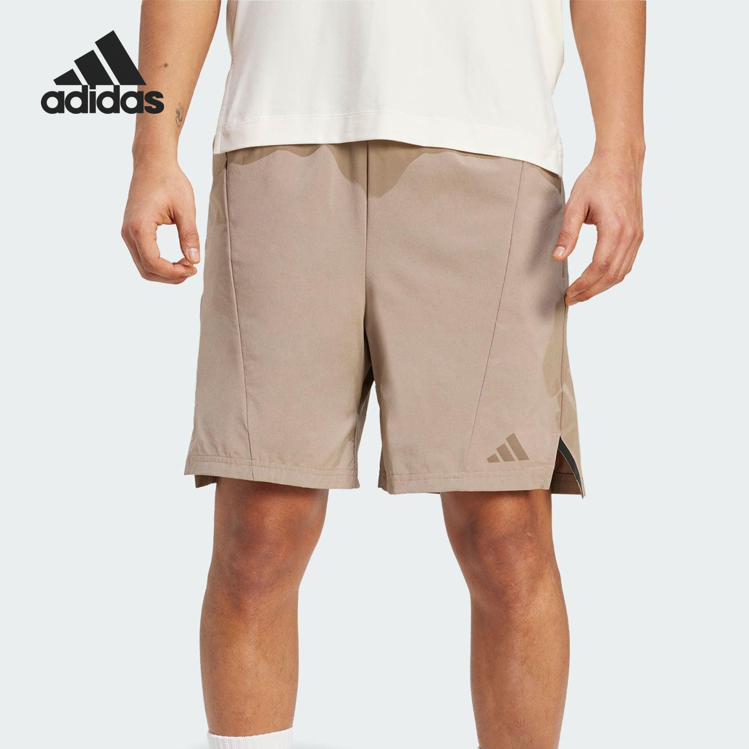 Adidas/阿迪达斯正品D4T SHORT男士凉爽训练梭织短裤JX1086