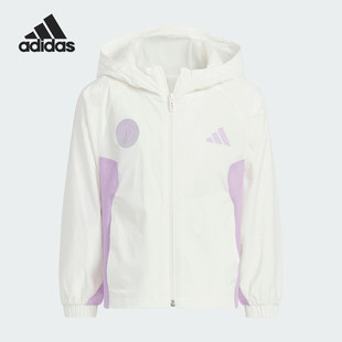 Adidas/阿迪达斯正品BTS WV JKT儿童户外运动耐穿外套KC5988