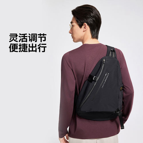 李宁正品2026新款男女同款轻盈耐用通勤运动单肩斜挎包ABDW301
