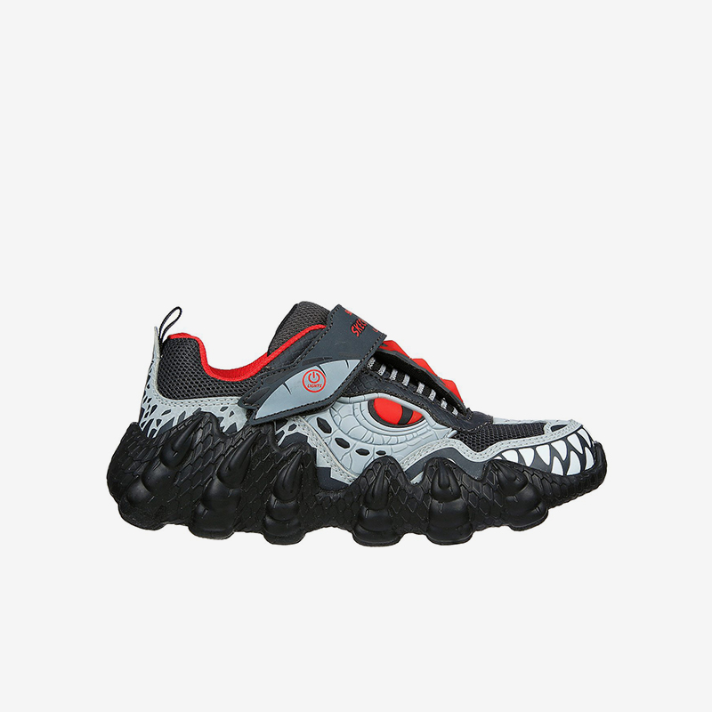 斯凯奇大童闪灯时尚魔术贴休闲鞋