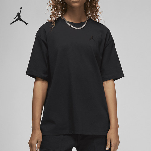 Nike/耐克正品女士徽标宽松运动短袖落肩运动经典袖T恤FN4500-010