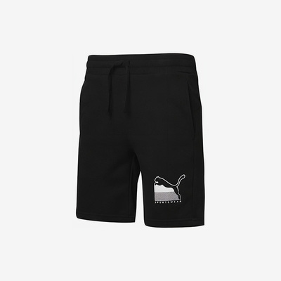 Puma/彪马正品Athletics男士休闲Logo印花抽绳短裤583830-01