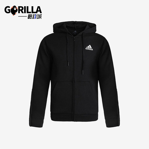 Adidas/阿迪达斯正品春秋男士透气连帽训练跑步夹克外套GP8603