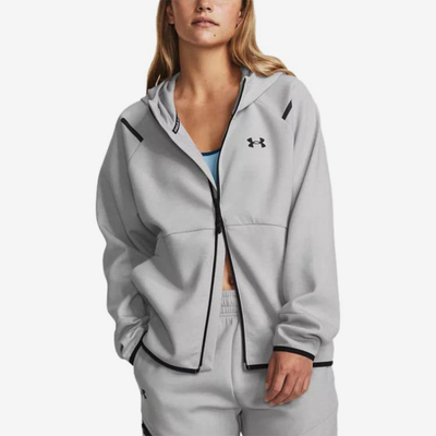 UA/安德玛正品Unstoppable女子运动训练连帽夹克外套1379842-011