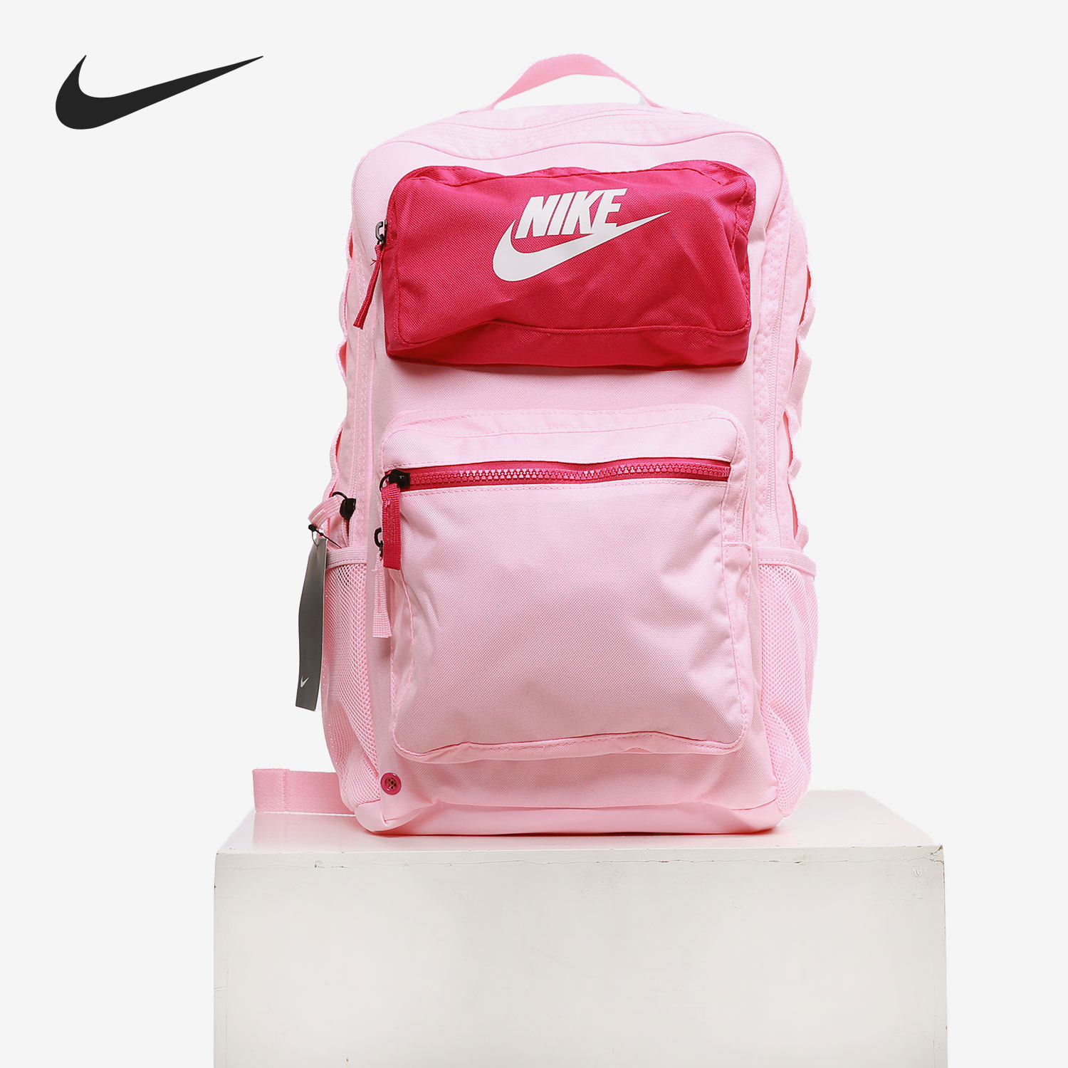 nike/耐克正品2021夏季新款运动休闲儿童书包双肩背包 ba6170-658