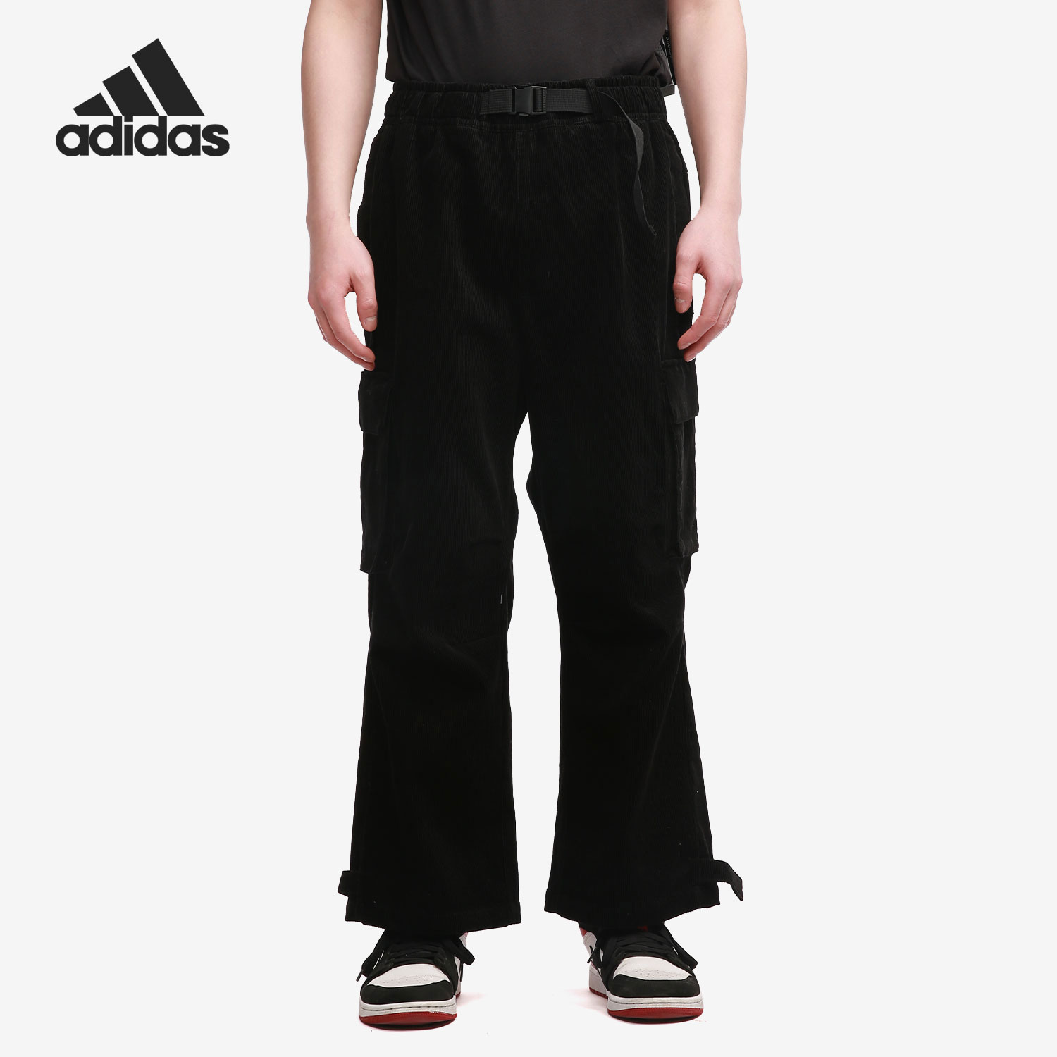 Adidas/阿迪达斯正品长裤男子当季新款运动直筒裤子工装裤GP0878