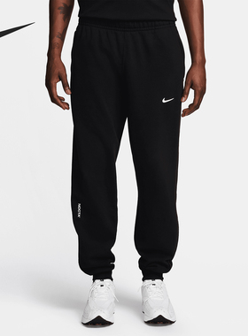 Nike/耐克正品X NOCTA男士松紧运动宽松束脚长裤FN7661-010