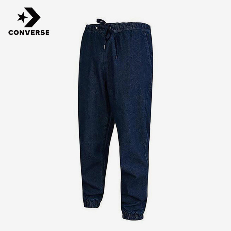 Converse匡威正品春季新款男子牛仔休闲运动束脚长裤10025526