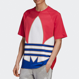 三叶草 Adidas 阿迪达斯正品 新款 T恤GE6222 男子休闲运动短袖