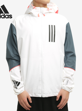 Adidas/阿迪达斯正品 W.N.D. 男子连帽运动风衣夹克外套 GF3998