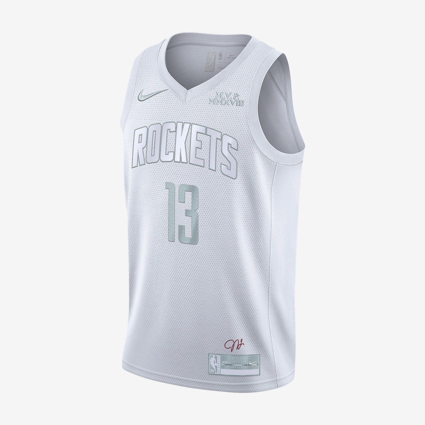 Nike耐克正品NBA休斯敦火箭队詹姆斯&middot;哈登男球衣篮球CT4205-100