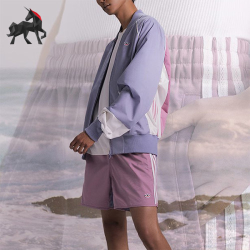 Adidas/阿迪达斯正品三叶草男女同款宽松简约潮流短裤JF3151