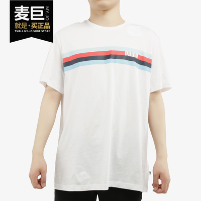PUMA/彪马正品 CELEBRATION 男子休闲运动印花短袖T恤衫 586040