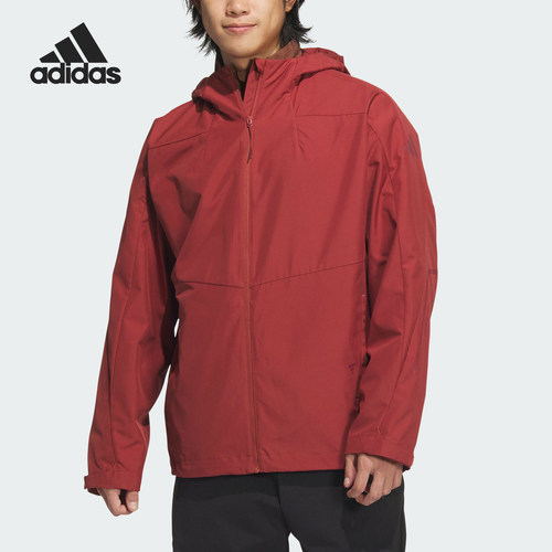 阿迪达斯男士三合一宽松连帽外套